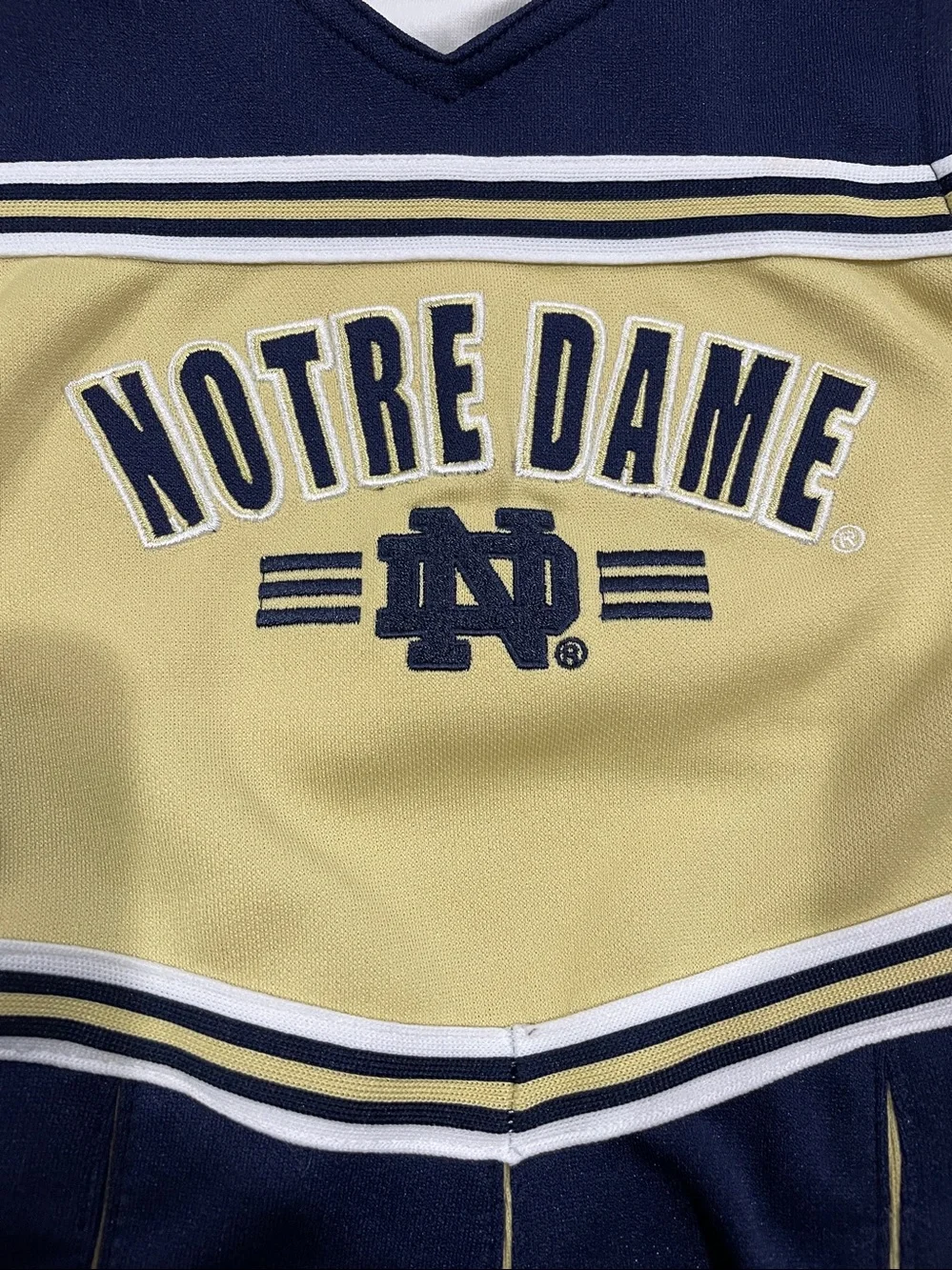 Toddler Adidas Notre Dame 2 piece Cheerleading Outfit 2T